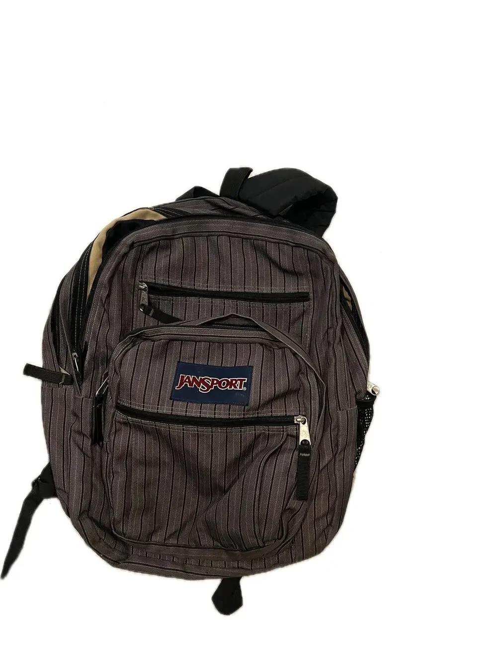JanSport Multi Section Gray Black Camo Daily Backpack
